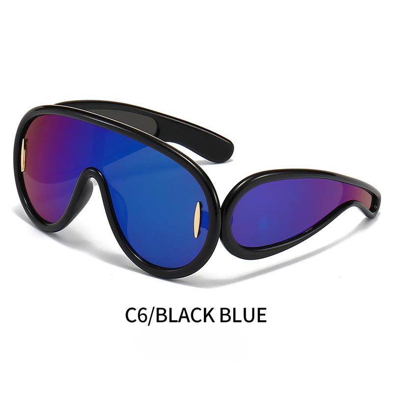 Wholesale Siamese Large Frame PC Sunglasses